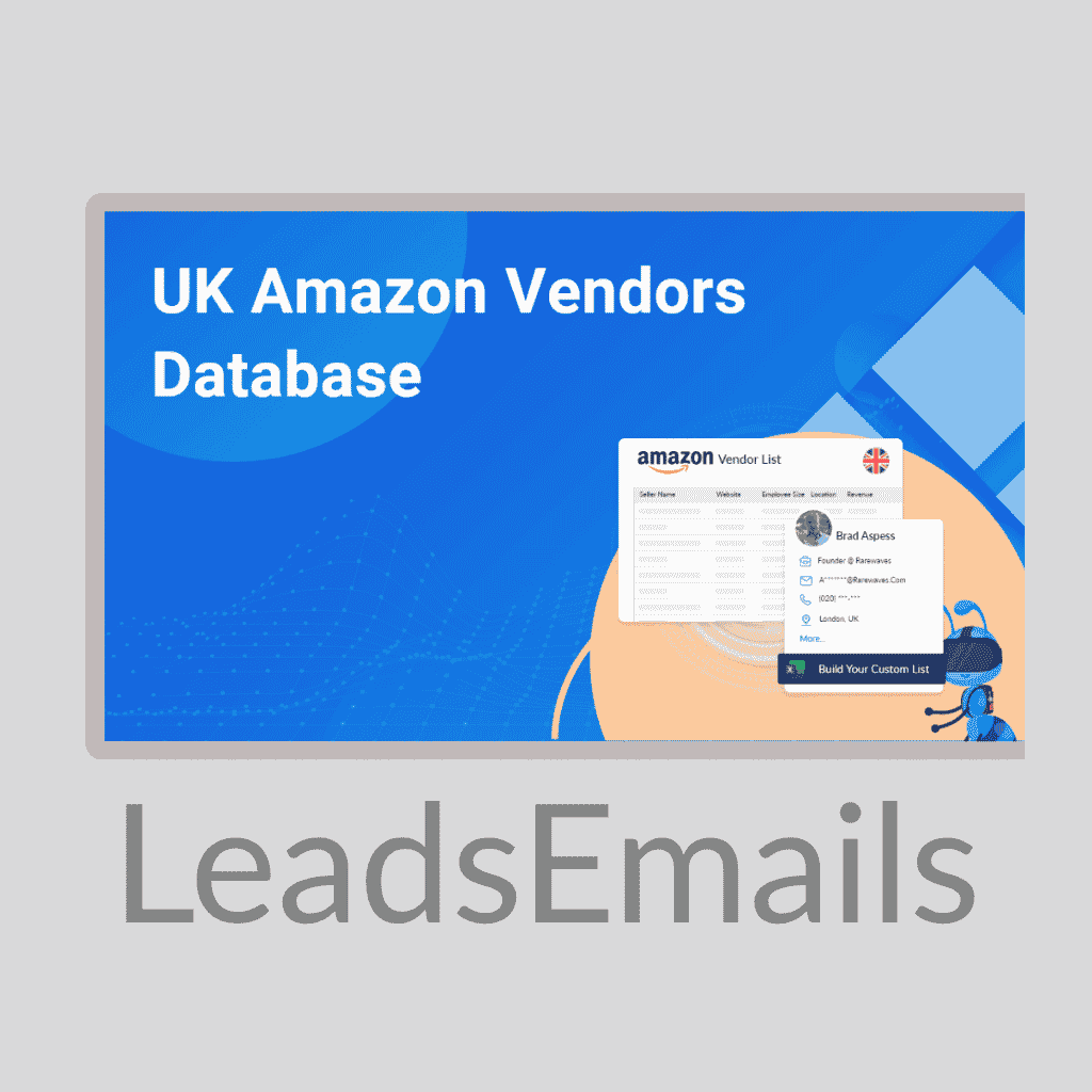 UK-Amazon-Vendors Database